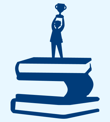 Books and Trophy Icon